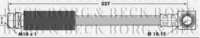 BORG & BECK bbh6663 -  Тормозной шланг